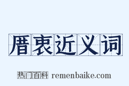 厝衷近义词是什么意思的图片